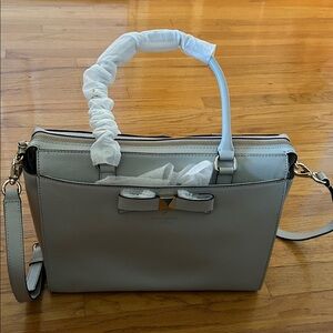 Kate Spade Light Gray Satchel